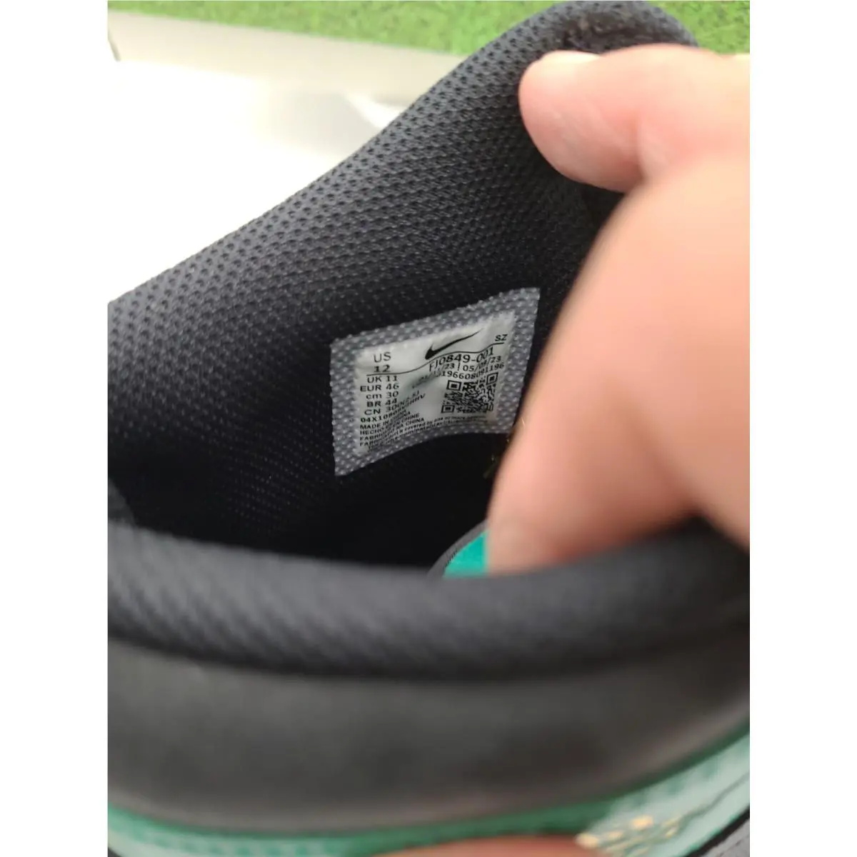 Nike shoes - Air Jordan 1 - Air - FJ0849-001 - Green 12