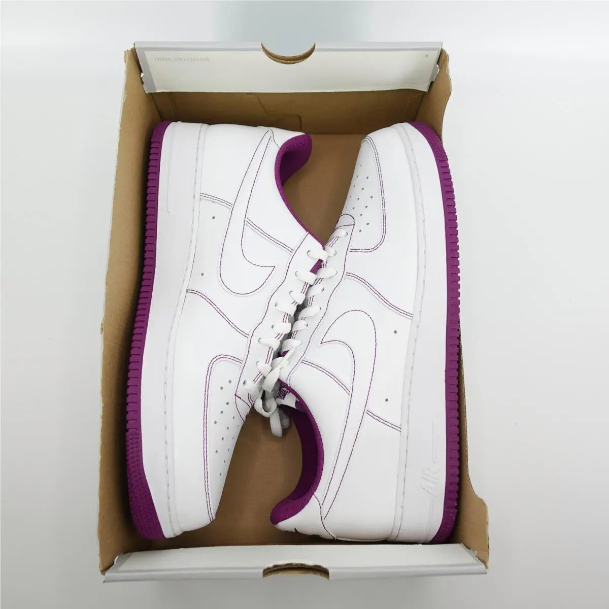 Nike shoes - Nike Air Force 1 - Air Force - CV1724-105 - White, Purple (UPC: 194955852309) 9