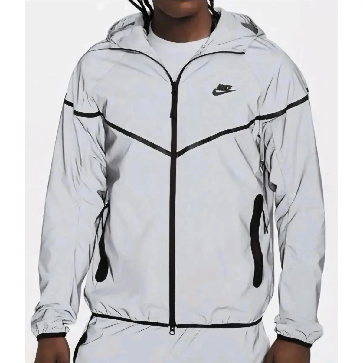 Nike clothing - Nike Tech Flash - Tech Flash - FZ7585-035 - Silver (UPC: 194953012910) 0