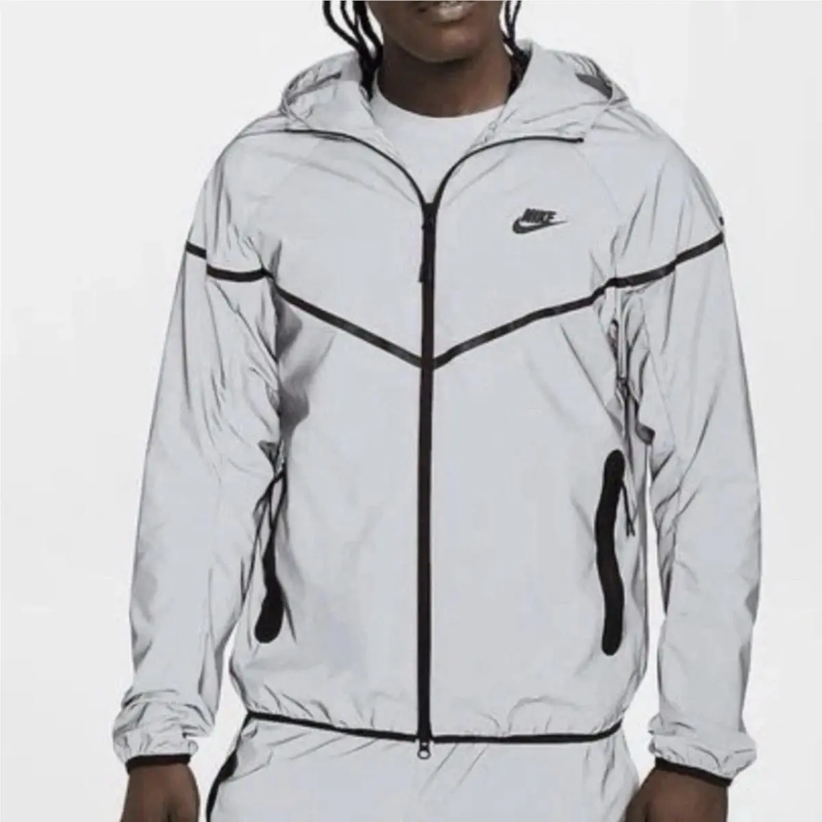 Nike clothing - Nike Tech Woven Flash - Tech Woven Flash - FZ7585035 - Silver 0