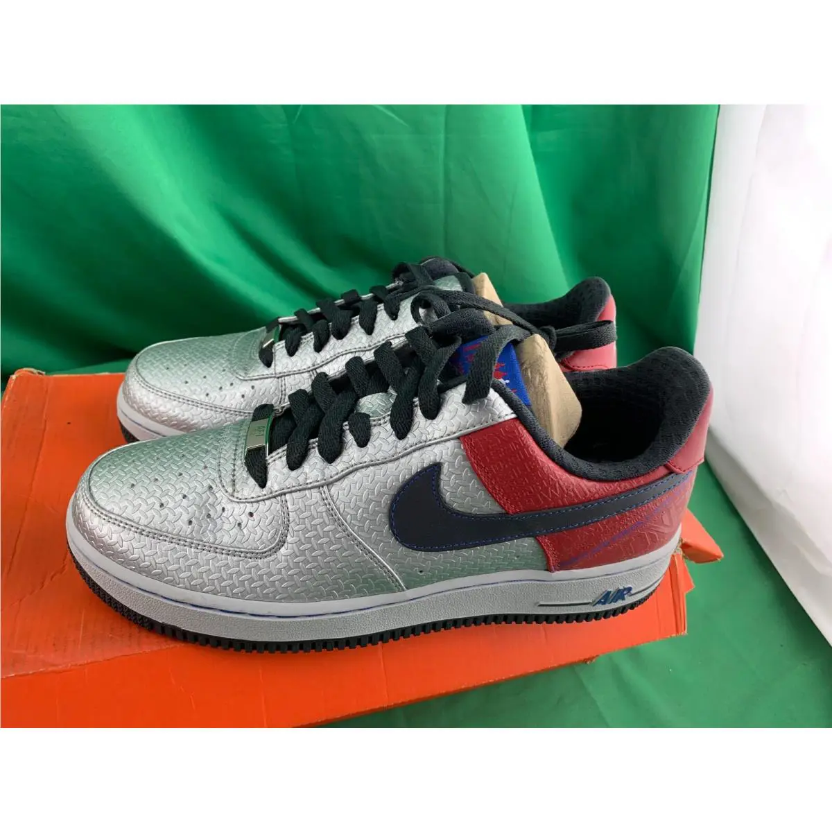 Nike shoes - MET SILVER/ANTHRACITE RED 0