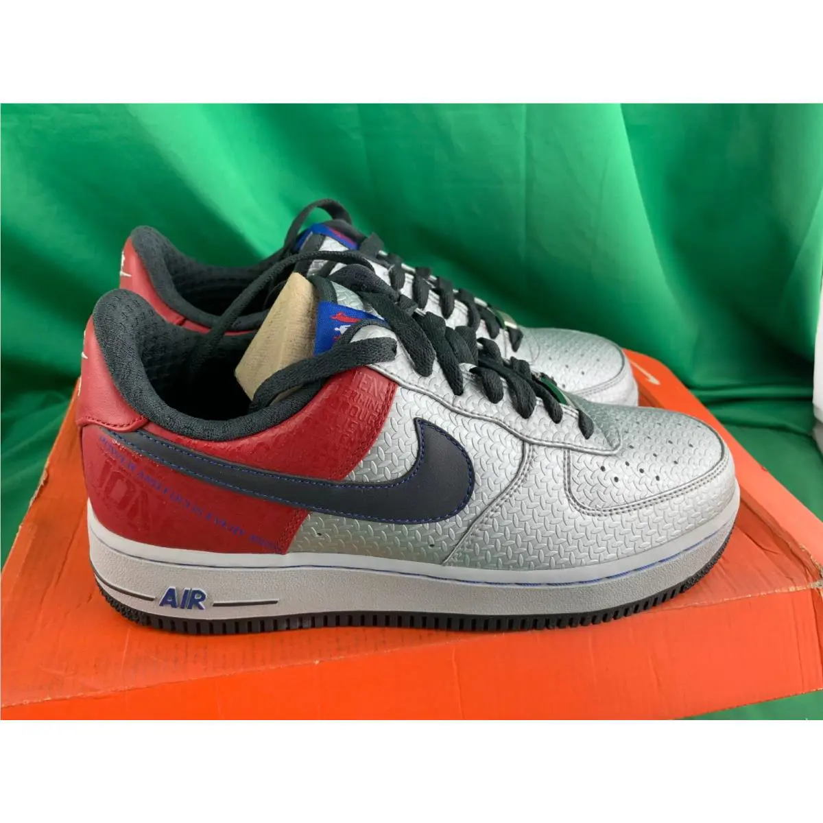 Nike shoes - MET SILVER/ANTHRACITE RED 4