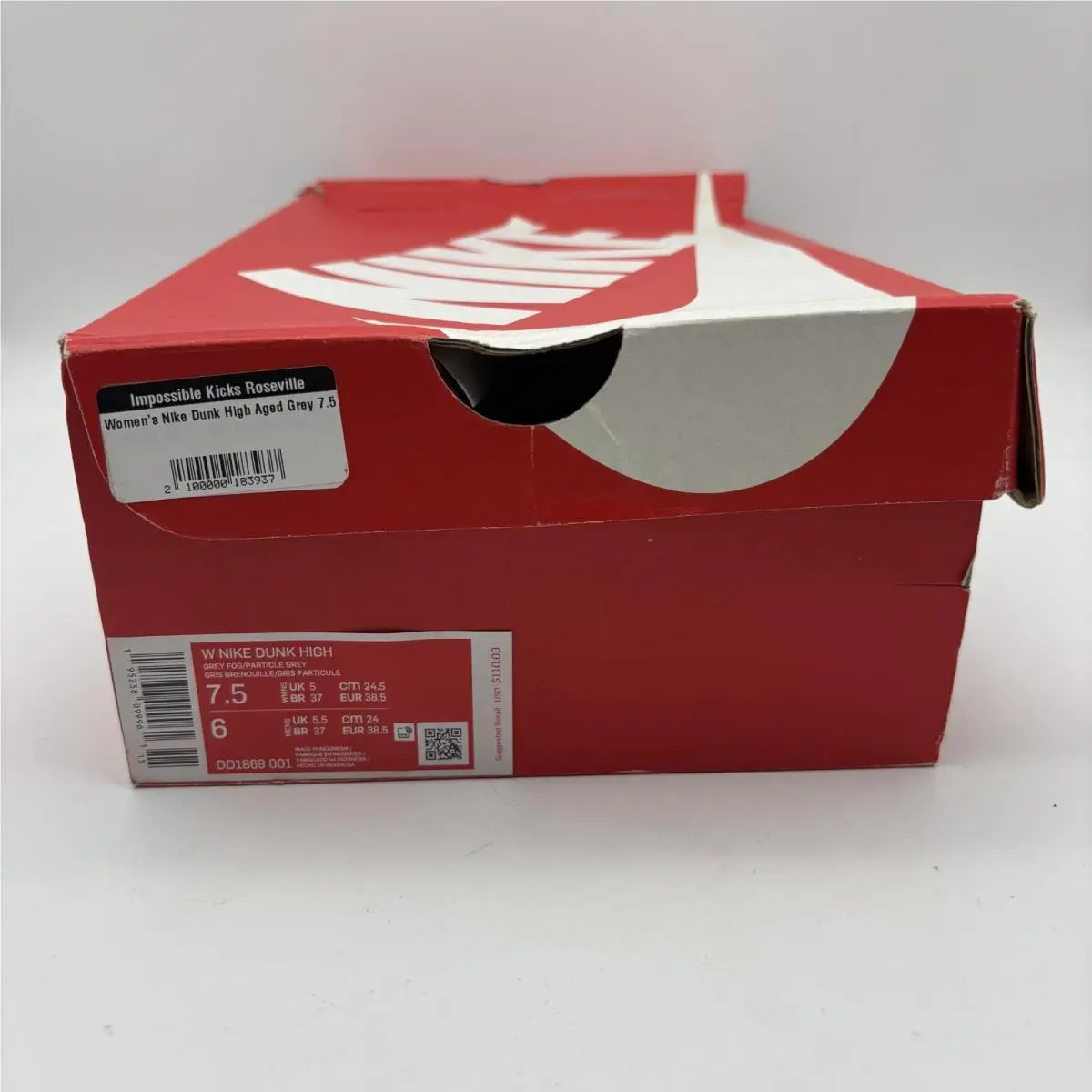Nike shoes - Nike Dunk High DD1869-001 - Dunk High - DD1869-001 - Aged Gray (UPC: 195238099961) 6