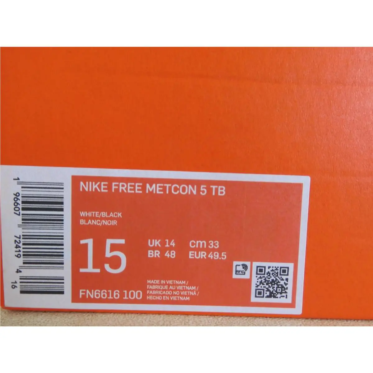 Nike shoes - Nike Free Metcon 5 - Free Metcon - FN6616-100 - White (UPC: 196607724194) 3