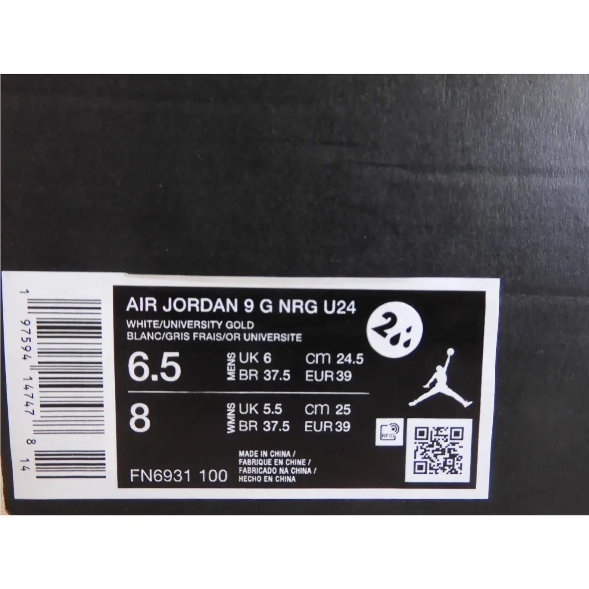 Nike shoes - Air Jordan 9 - Air - White (UPC: 197594147478) 3