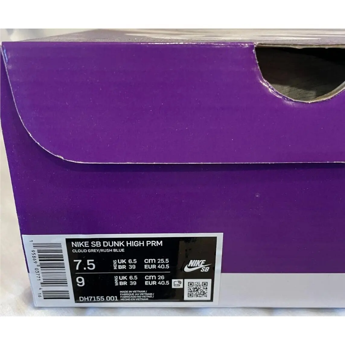 Nike shoes - Nike Dunk SB - Dunk - DH7155-001 - Gray (UPC: 195869037714) 6