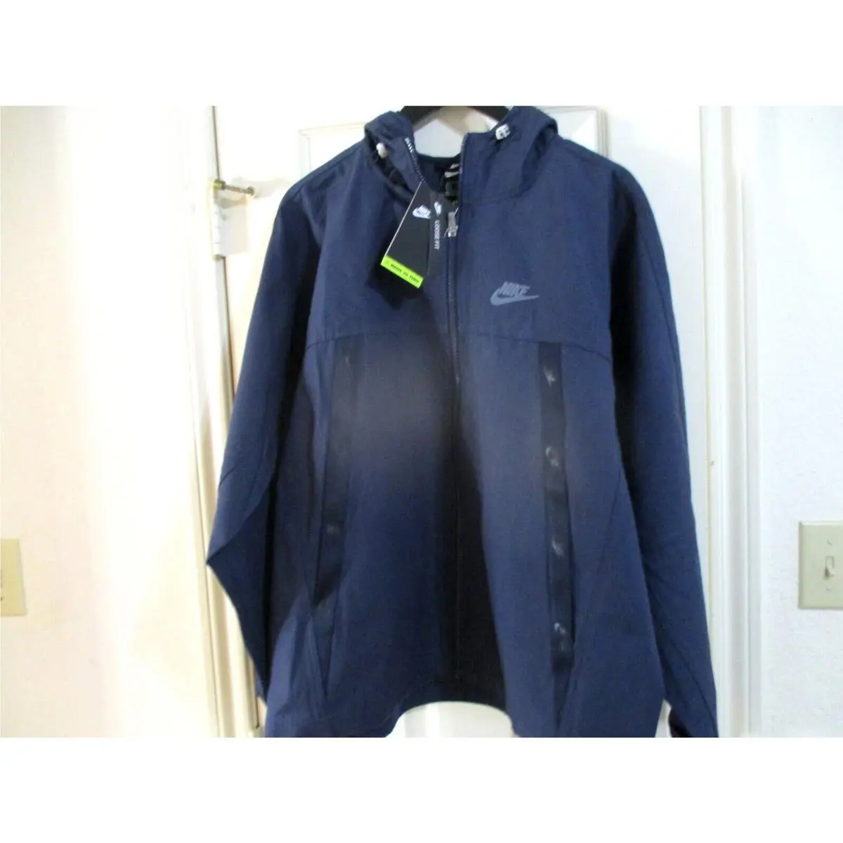 Nike Move To Zero Loose Fit Canvas Jacket Sz. Large Navy