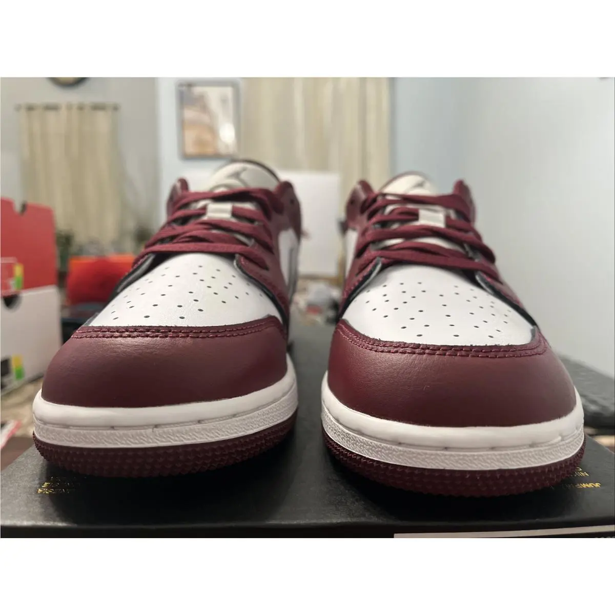 Nike shoes - Air Jordan 1 - Air - 553560 615 - Cherrywood Red/Cement Grey 4