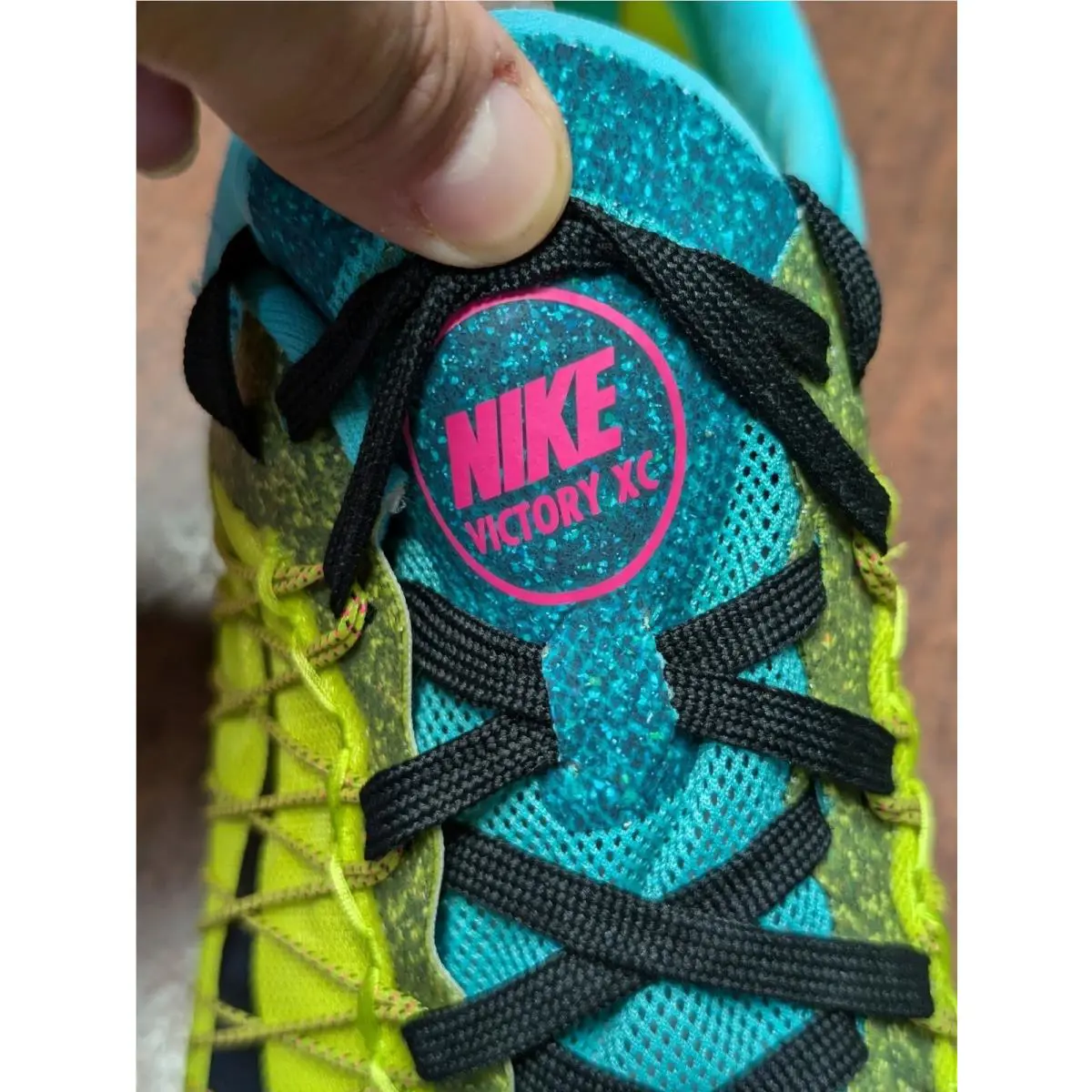 Nike shoes Zoom Victory - Fierce Green Black Hyper Jade Rose 1