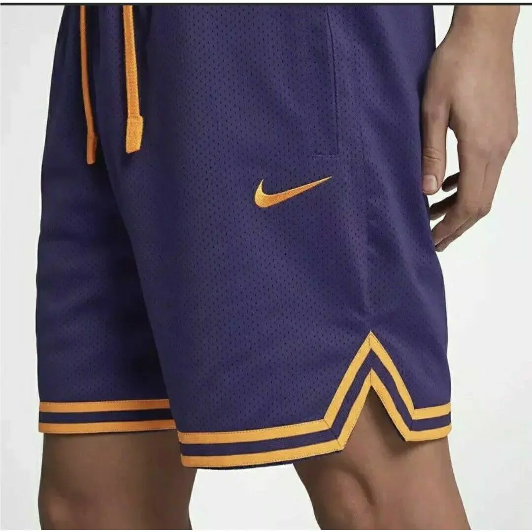 Nike clothing - Nike DNA Basketball Shorts - DNA Basketball Shorts - AO5656 547 - Purple & Gold 2