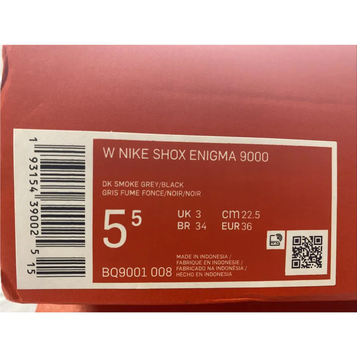 Nike shoes - Nike Shox - Shox - BQ9001-008 - Yellow, Manufacturer: Dark Smoke Grey/Lemon Venom/Black/Black (UPC: 193154390063) 10