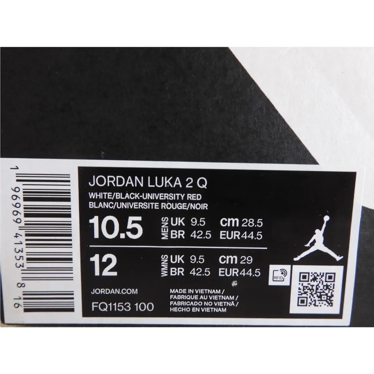 Nike shoes - Jordan Luka 2 - Luka - FQ1153 100 - White (UPC: 196969413538) 3