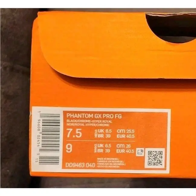 Nike shoes - Nike Phantom GX - Phantom - DD9463-040 - Black, Chrome Hyper Royal (UPC: 196608024545) 2