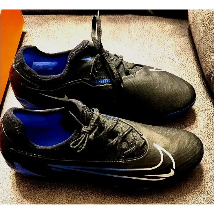 Nike shoes - Nike Phantom GX - Phantom - DD9463-040 - Black, Chrome Hyper Royal (UPC: 196608024545) 3