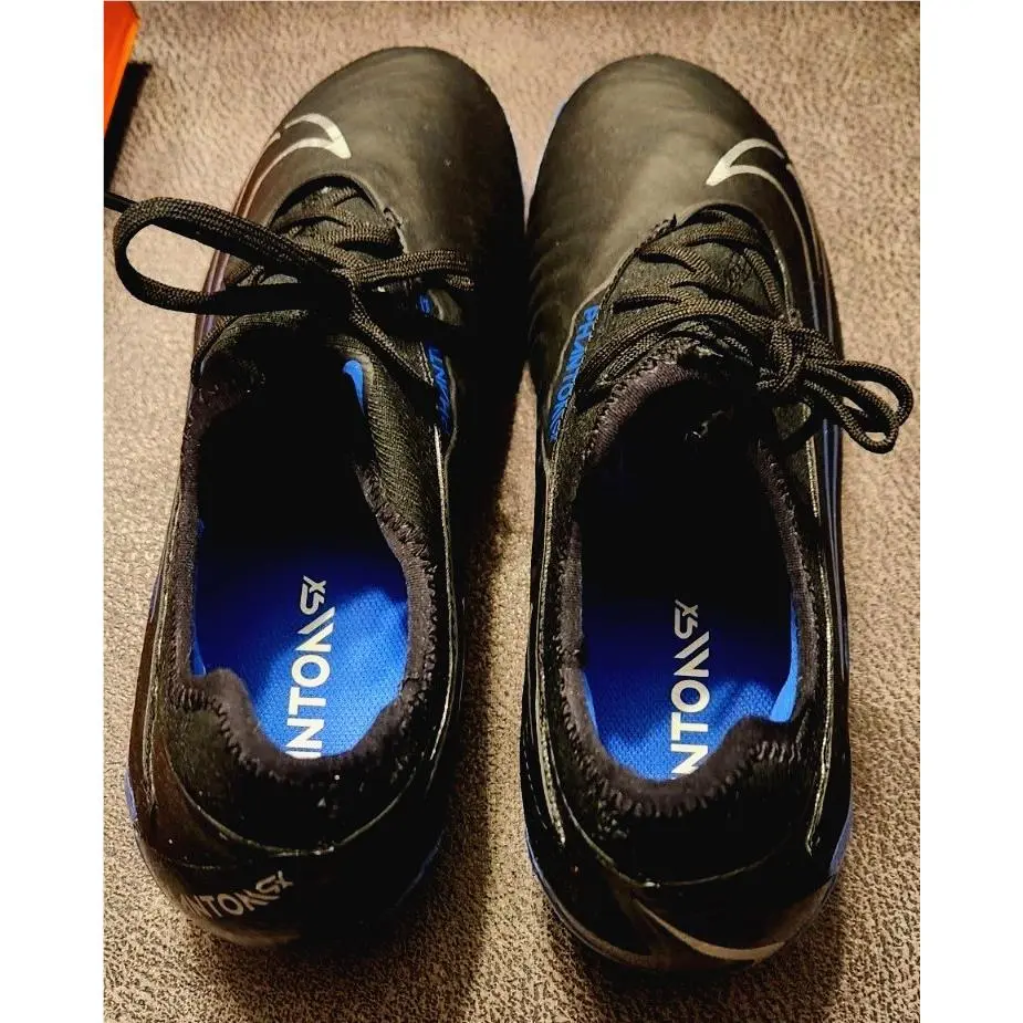 Nike shoes - Nike Phantom GX - Phantom - DD9463-040 - Black, Chrome Hyper Royal (UPC: 196608024545) 6