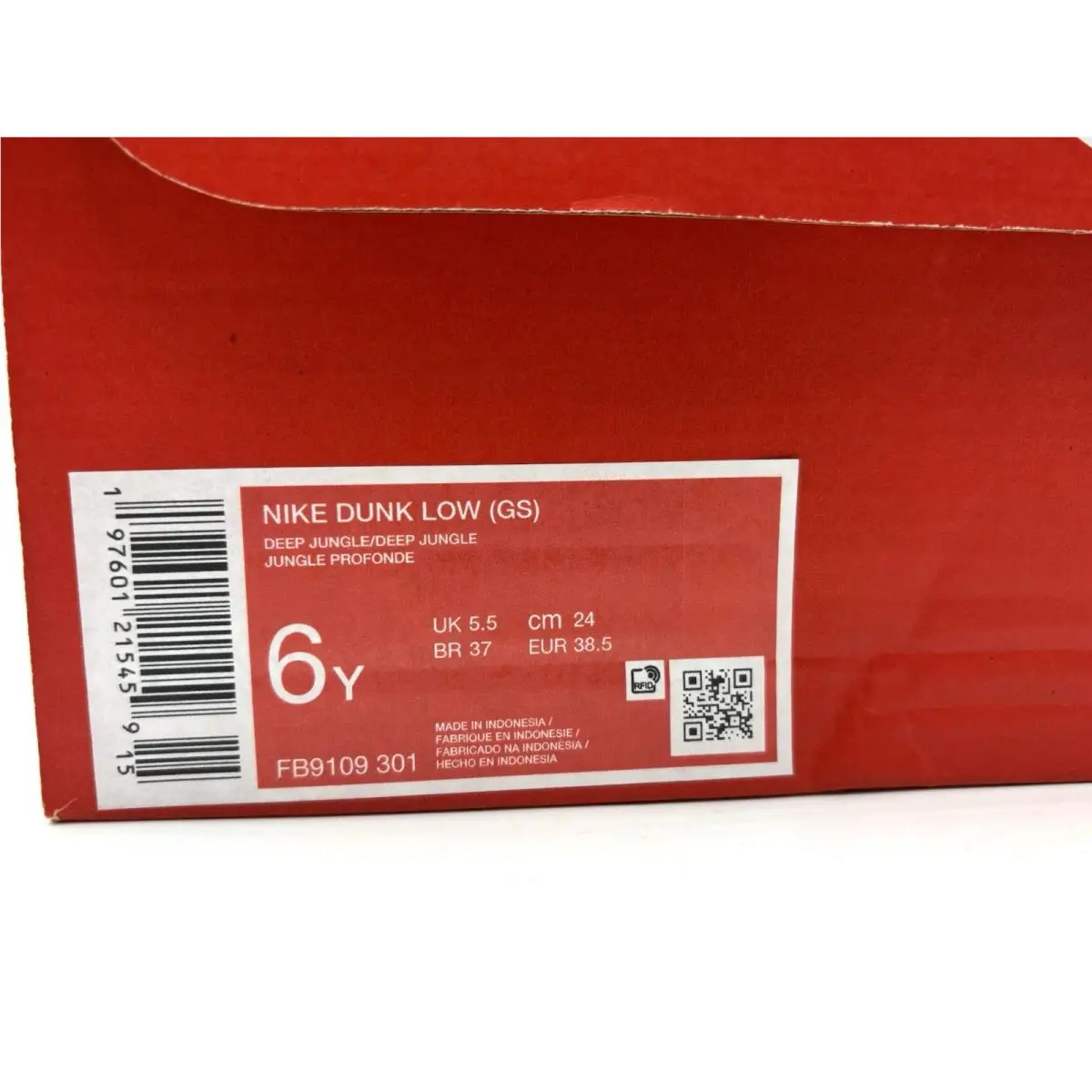 Nike shoes - Nike Dunk Low GS - Dunk Low - FB9109-301 - Green 11