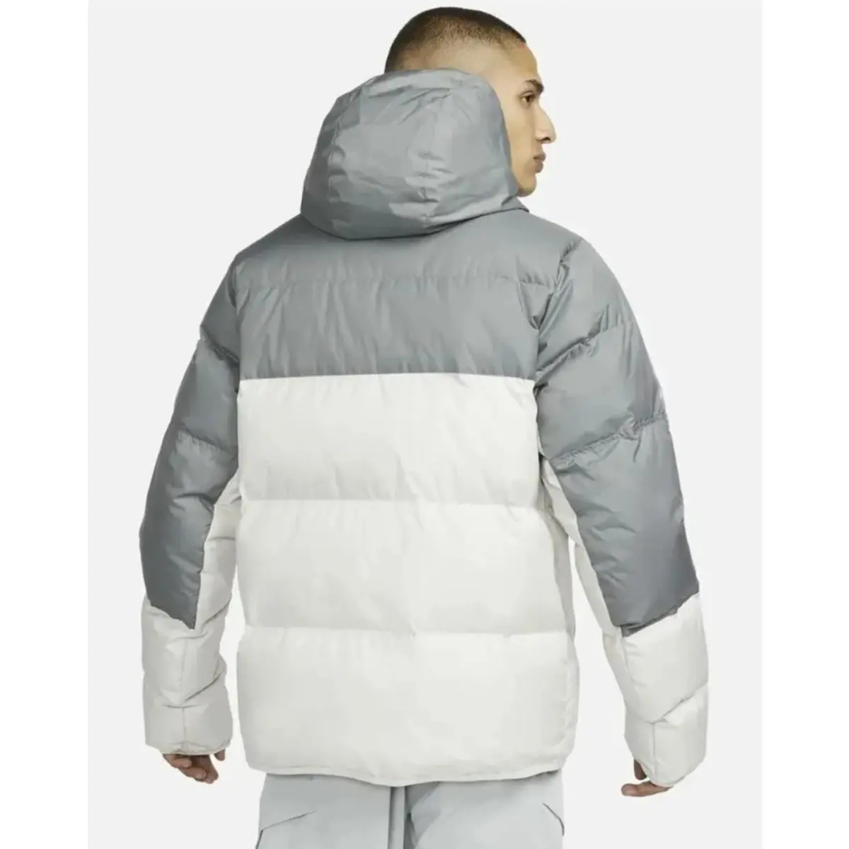 Nike clothing - Nike Sportswear Storm-Fit Windrunner Down-Fill Jac - Smoke Grey/Light Bone/Sail/Sail 3