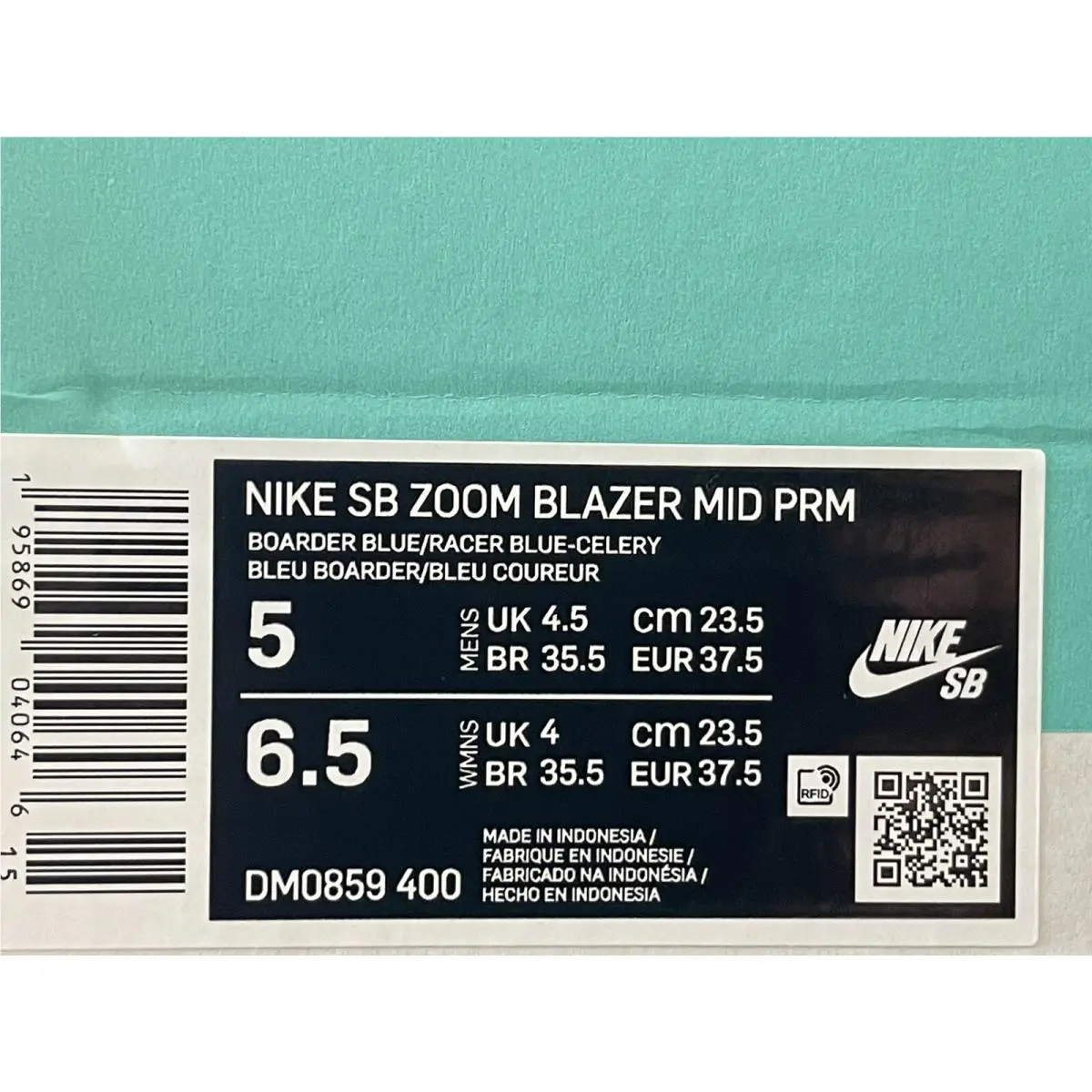 Nike shoes - Nike Blazer - Blazer - DM0859-400 - Blue (UPC: 0195869040646) 6