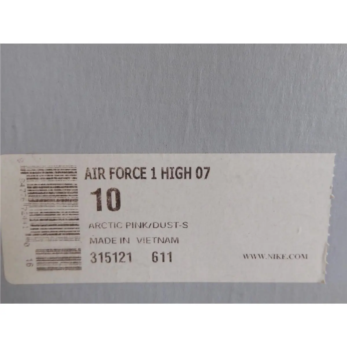 Nike shoes - Nike Air Force 1 High `07 Lv8 - 315121-611 - Pink (UPC: 884776724410) 3