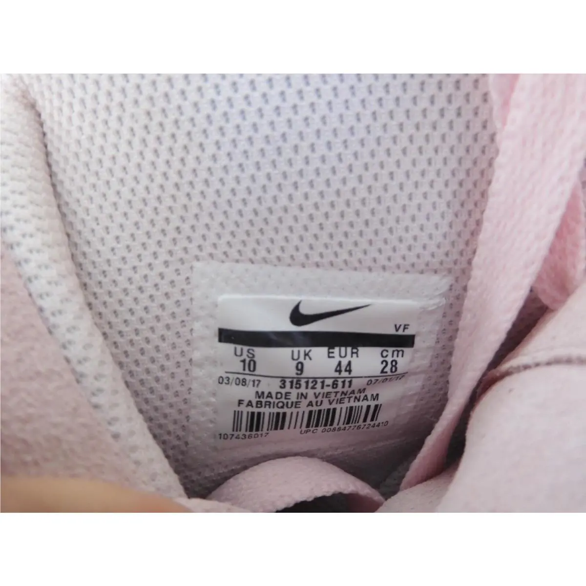 Nike shoes - Nike Air Force 1 High `07 Lv8 - 315121-611 - Pink (UPC: 884776724410) 4