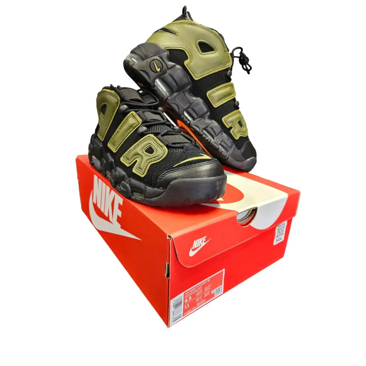 Size: 9.5 - Nike Air More Uptempo `96 Rough Green DH0811-001