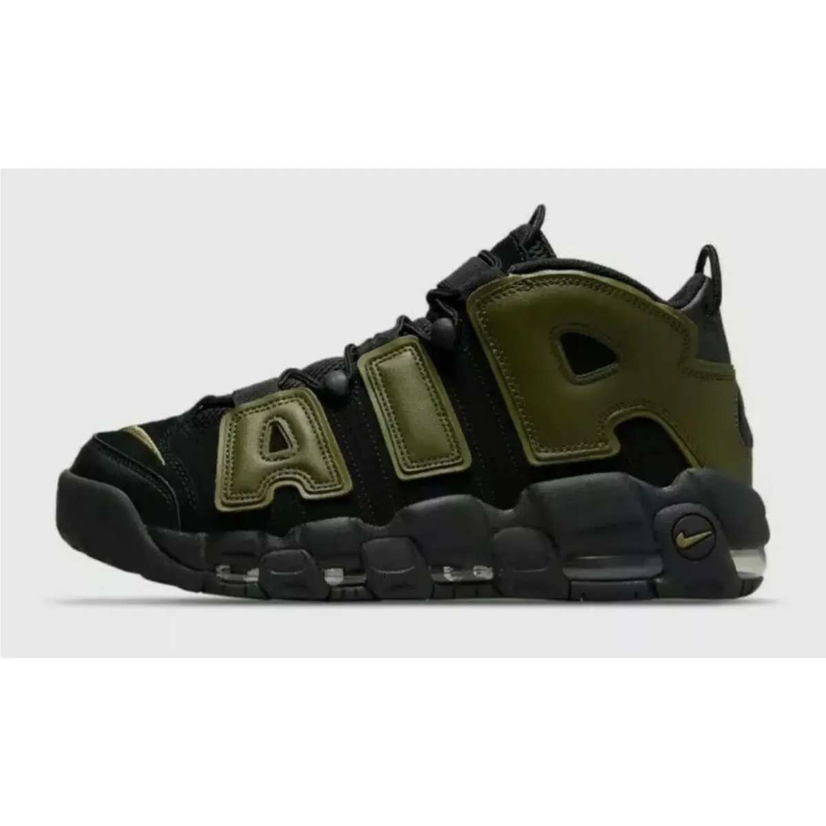 Nike Air More Uptempo 96 Rough Green-black-pilgrim Mens SZ 10.5 DH8011-001 - Black