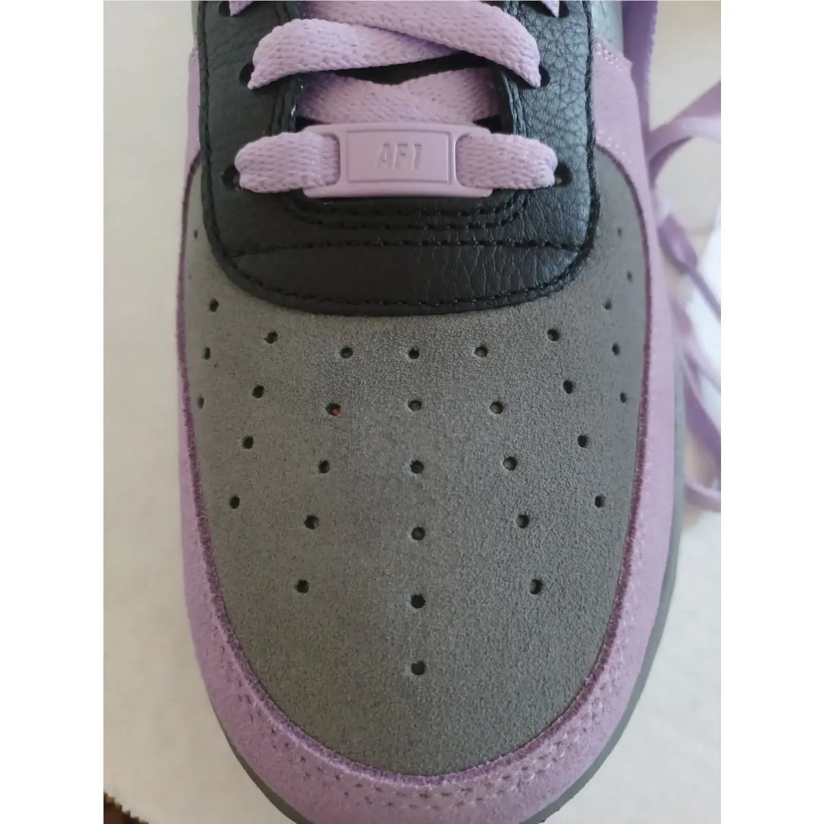 Nike shoes - Nike Air Force 1 - Air Force - Violet/Gray/ Black 5
