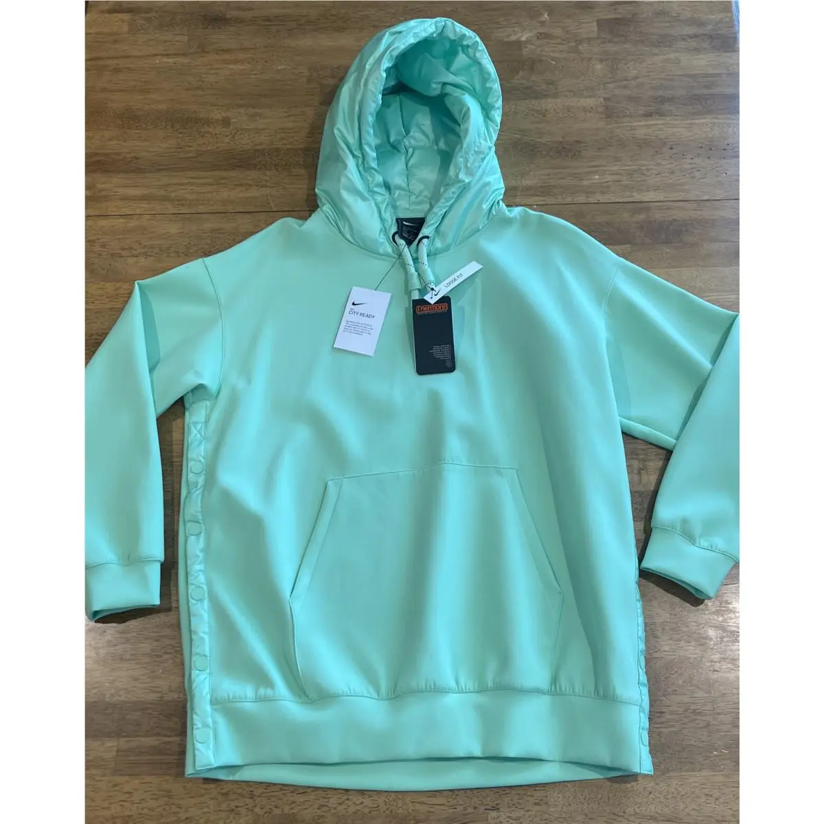 Nike Womens City Ready Pullover Hoodie CJ4020 386 Medium Green