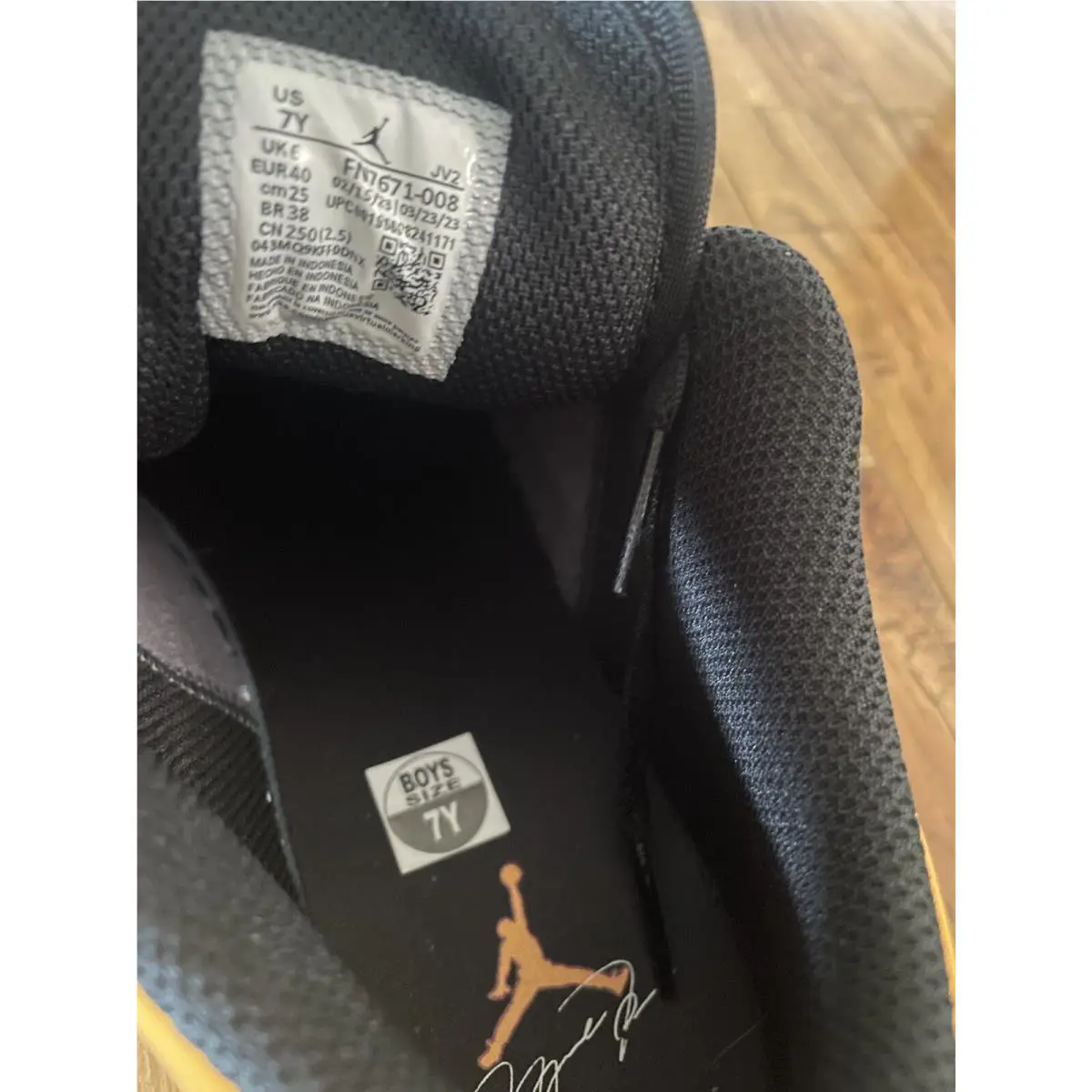 Nike shoes - Nike Air Jordan 1 - Air - FN7671-008 - Gray 8