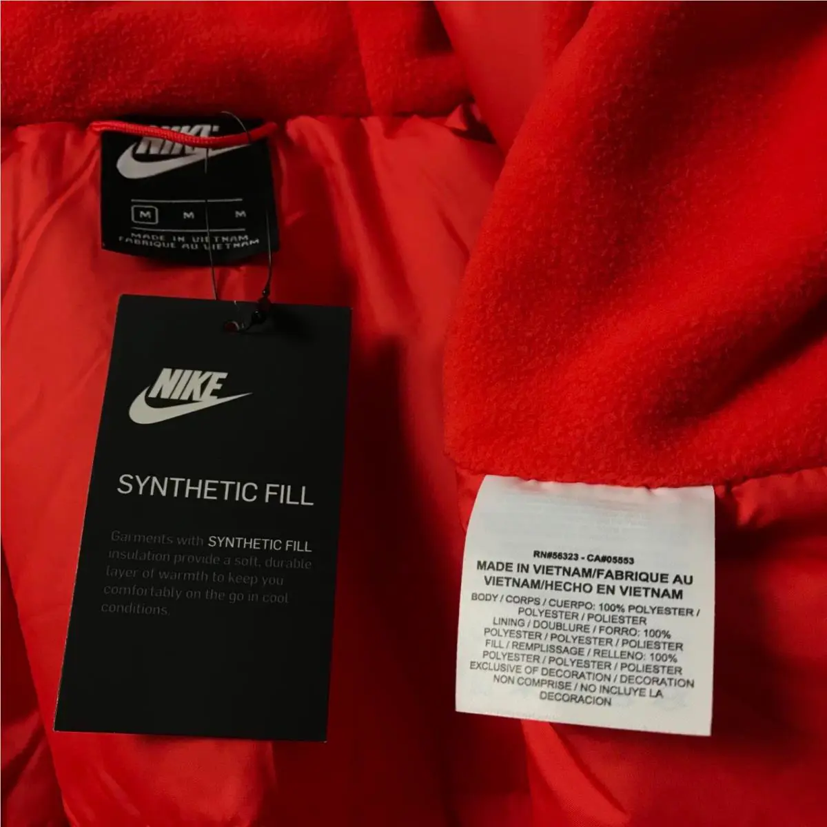 Nike clothing - Nike  928861   634 - 928861-634 - Habanero Red/obsidian/Sail 3