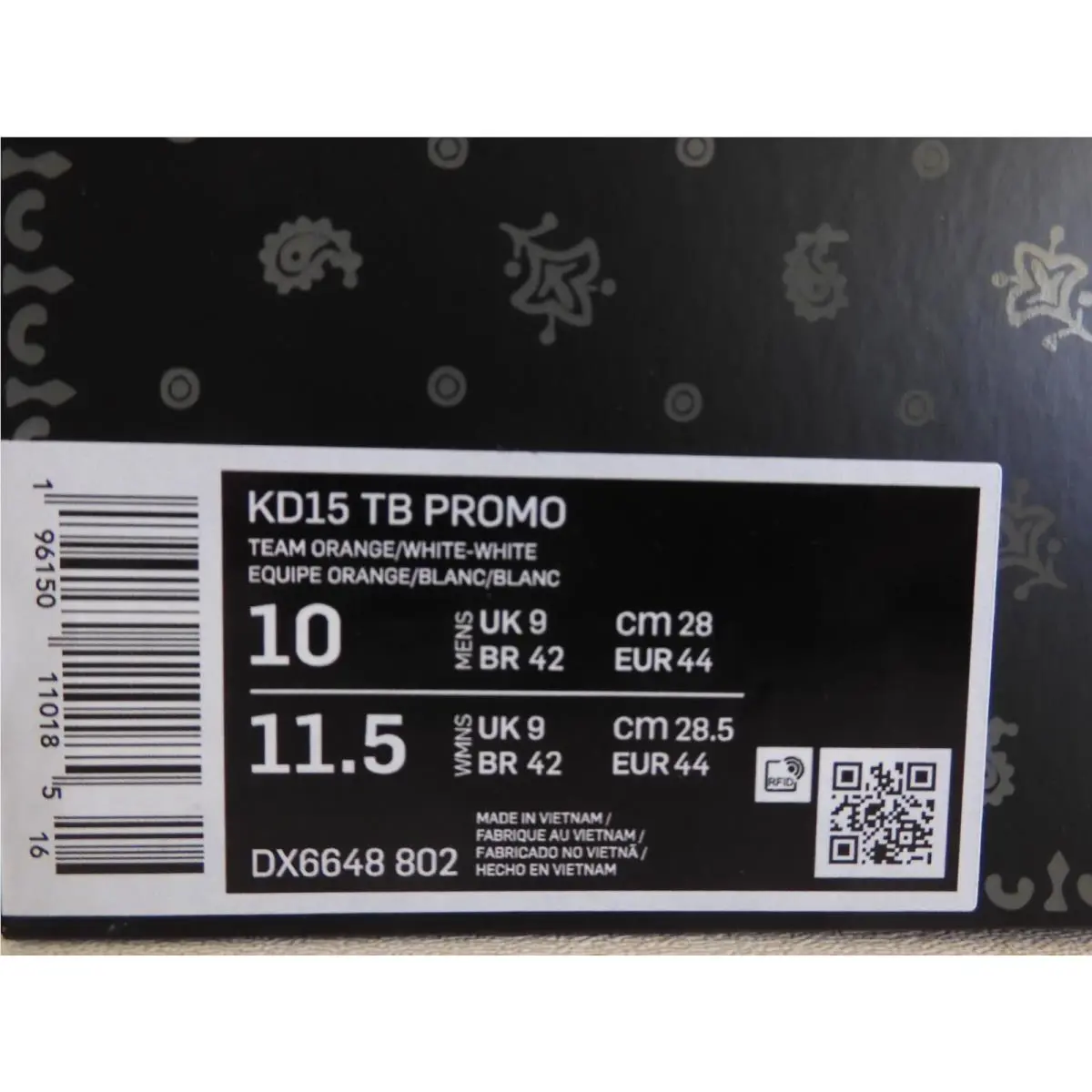 Nike shoes - Nike KD 15 - DX6648-802 - Orange (UPC: 196150110185) 3