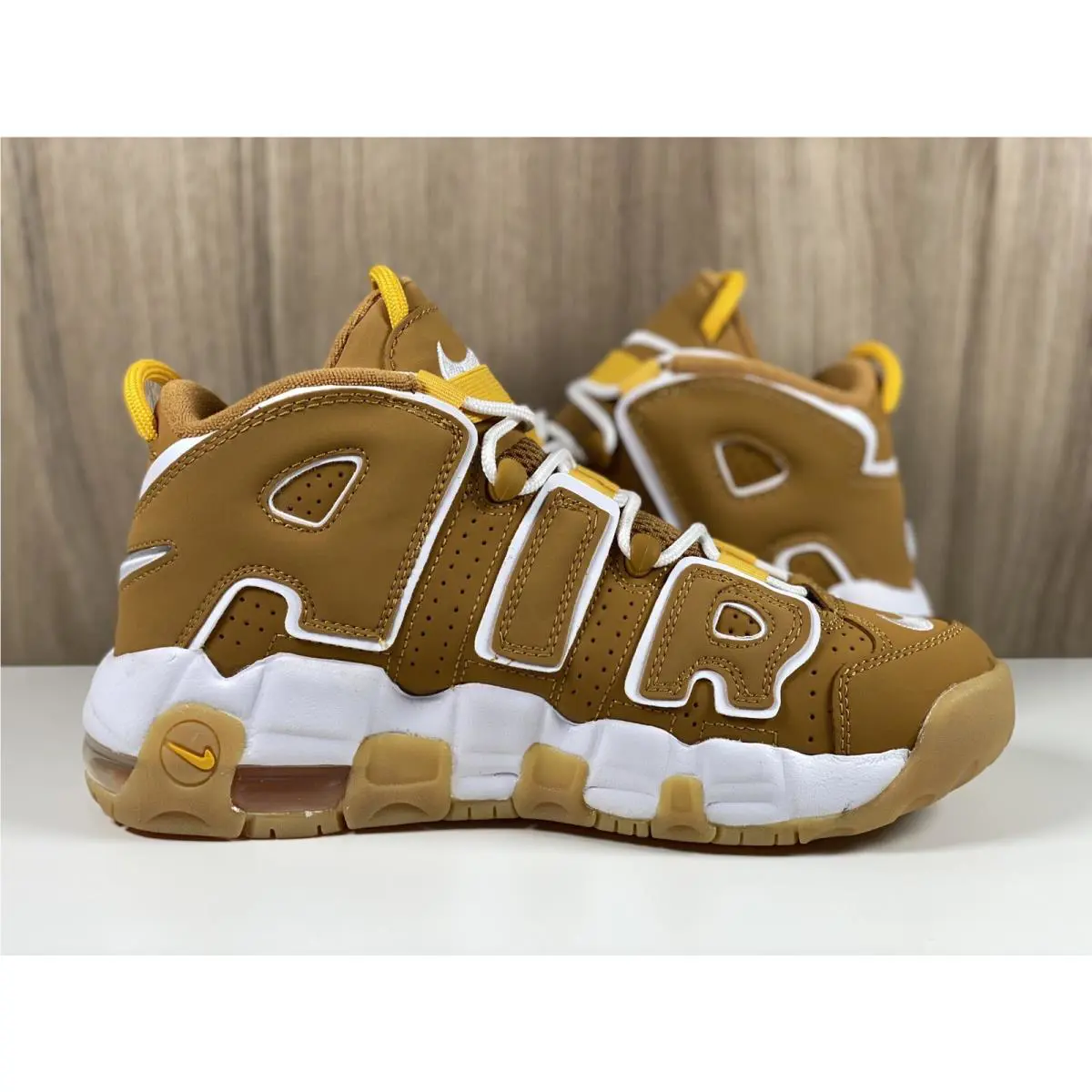 Nike shoes - Nike Air More Uptempo - Air More Uptempo - DQ4713-700 - Wheat 4