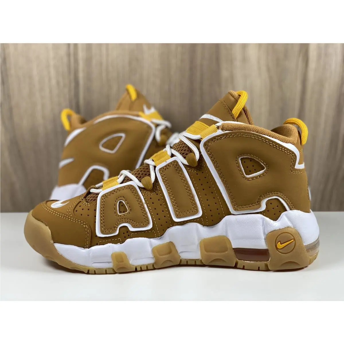 Nike shoes - Nike Air More Uptempo - Air More Uptempo - DQ4713-700 - Wheat 5