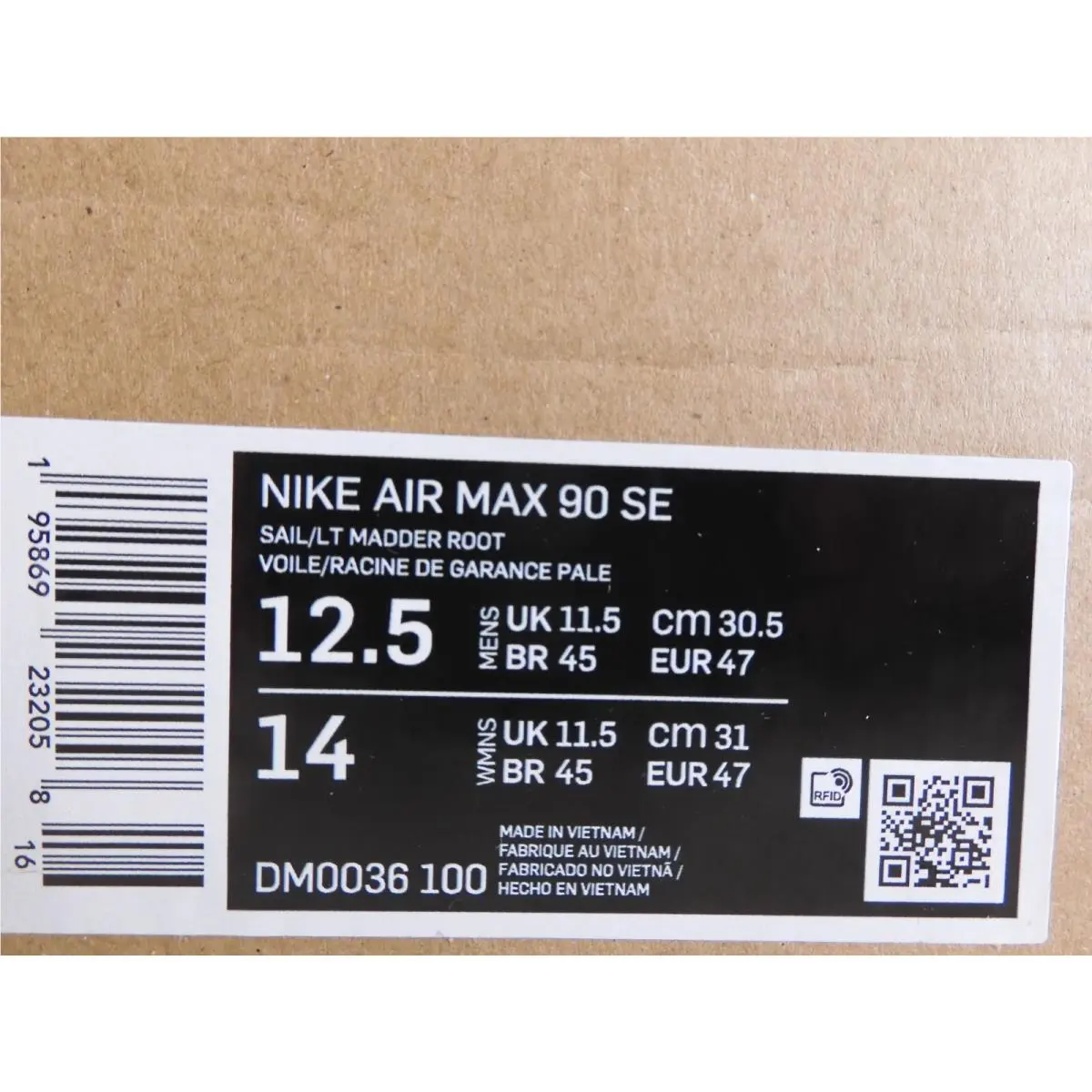 Nike shoes - Nike Air Max 90 SE - DM0036-100 - Brown (UPC: 195869232058) 4