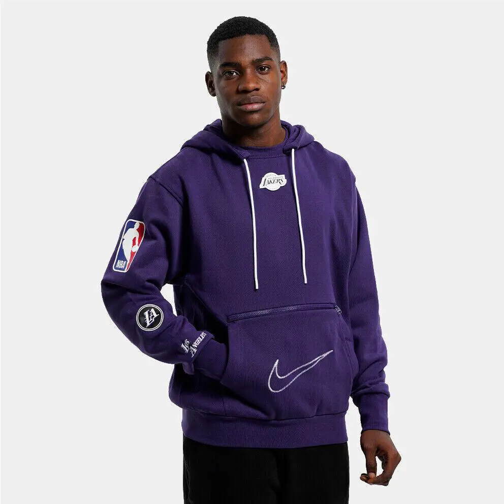 Nike Nba Los Angeles Lakers Courtside City Edition Mens Size M Hoodie DN4725 535