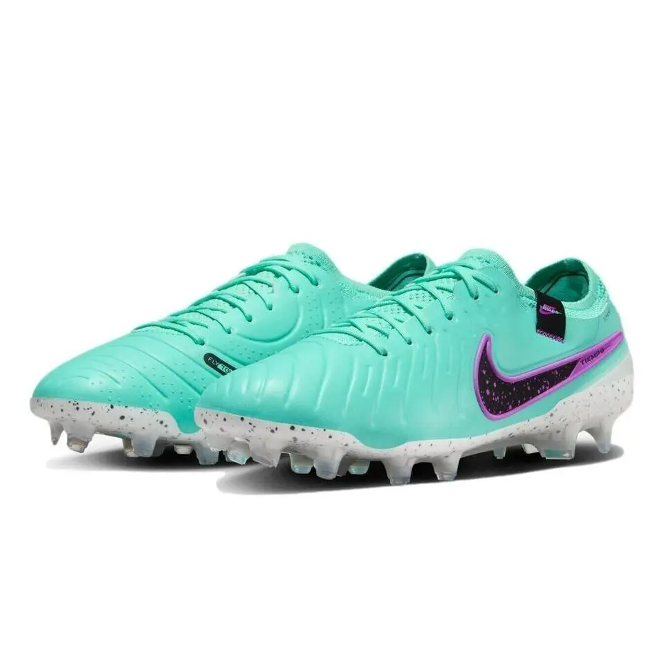 Nike Legend 10 Elite FG Men`s Size 7 Hyper Turq/black DV4328-300 Box No Lid