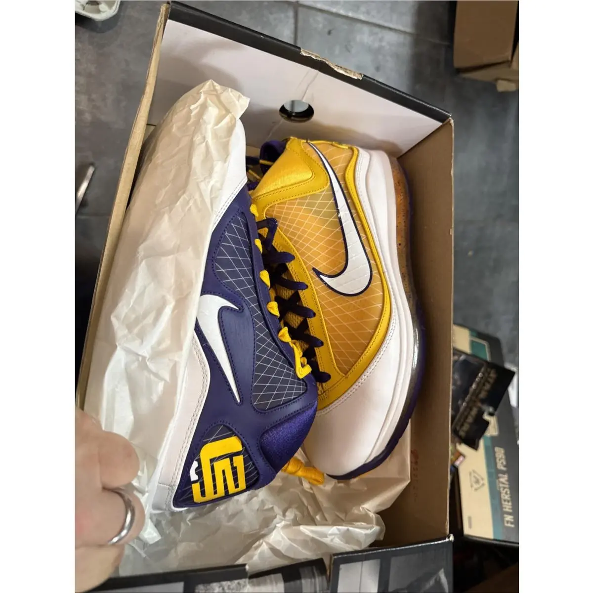 SZ 9 Nike Lebron Vii 7 QS Media Day CW2300-500 Lakers All Star IV XV IX V XX