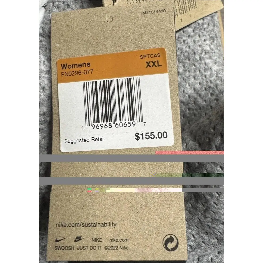 Nike clothing - FN0296 - FN0296 - Gray (UPC: 0196968606542) 0