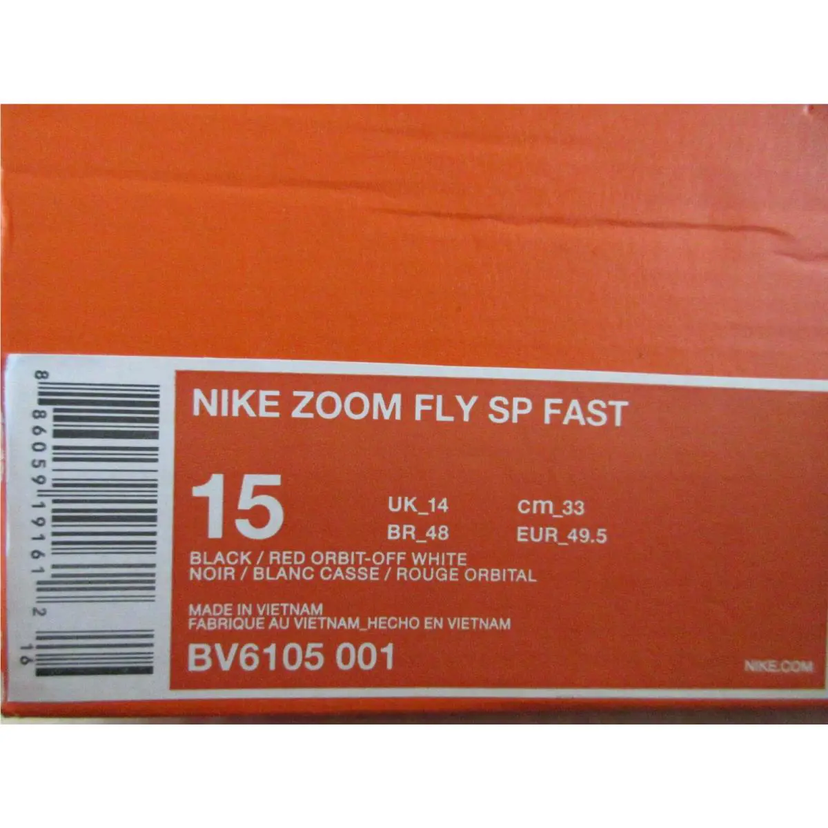 Nike shoes - Nike Zoom Fly SP - Zoom Fly - Black (UPC: 886059191612) 3