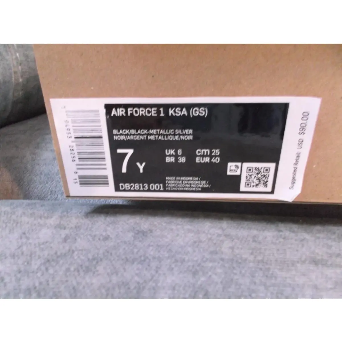 Nike shoes - Nike Air Force 1 - Air Force - DB2813-001 - Black (UPC: 194953282566) 0