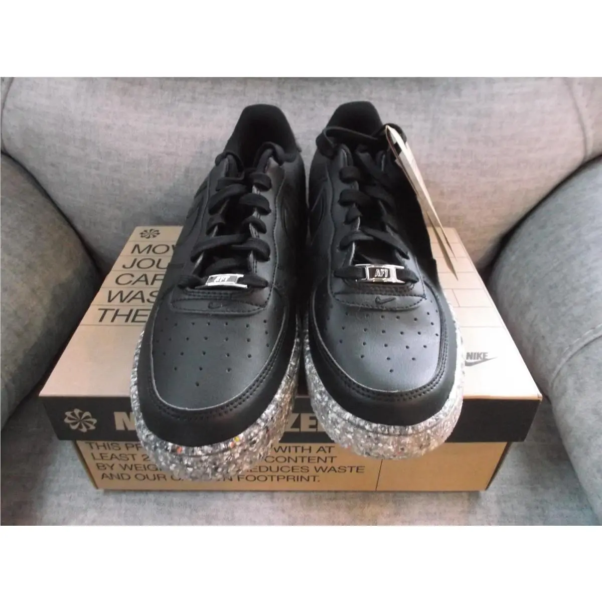 Nike shoes - Nike Air Force 1 - Air Force - DB2813-001 - Black (UPC: 194953282566) 3