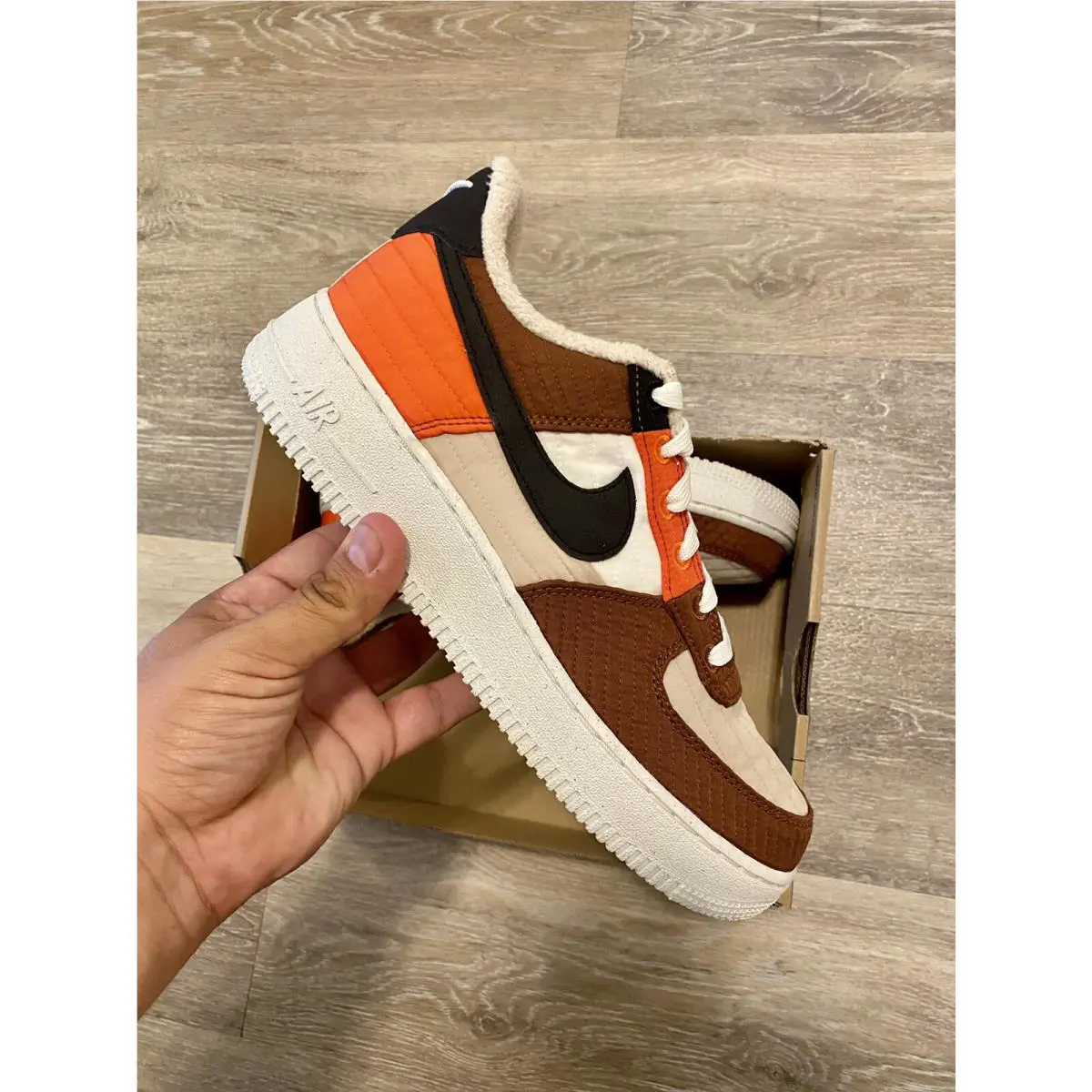 Nike shoes - Nike Air Force 1 - Air Force - DH0775-200 - Rattan-Pecan-White (UPC: 195243800231) 8