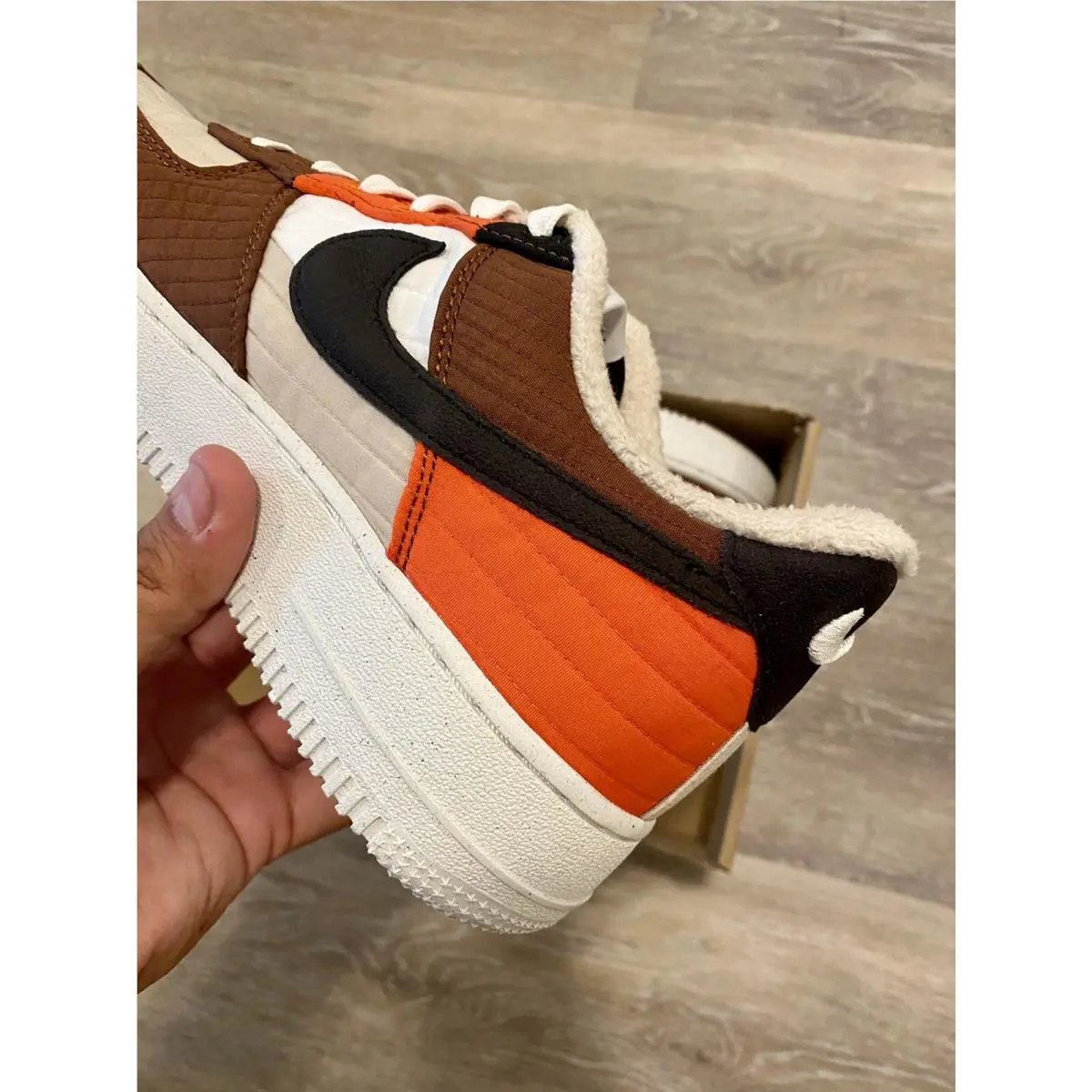 Nike shoes - Nike Air Force 1 - Air Force - DH0775-200 - Rattan-Pecan-White (UPC: 195243800231) 1