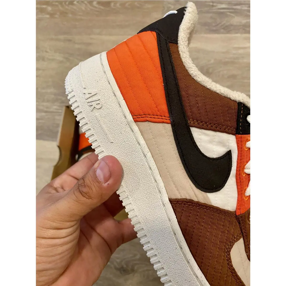 Nike shoes - Nike Air Force 1 - Air Force - DH0775-200 - Rattan-Pecan-White (UPC: 195243800231) 7