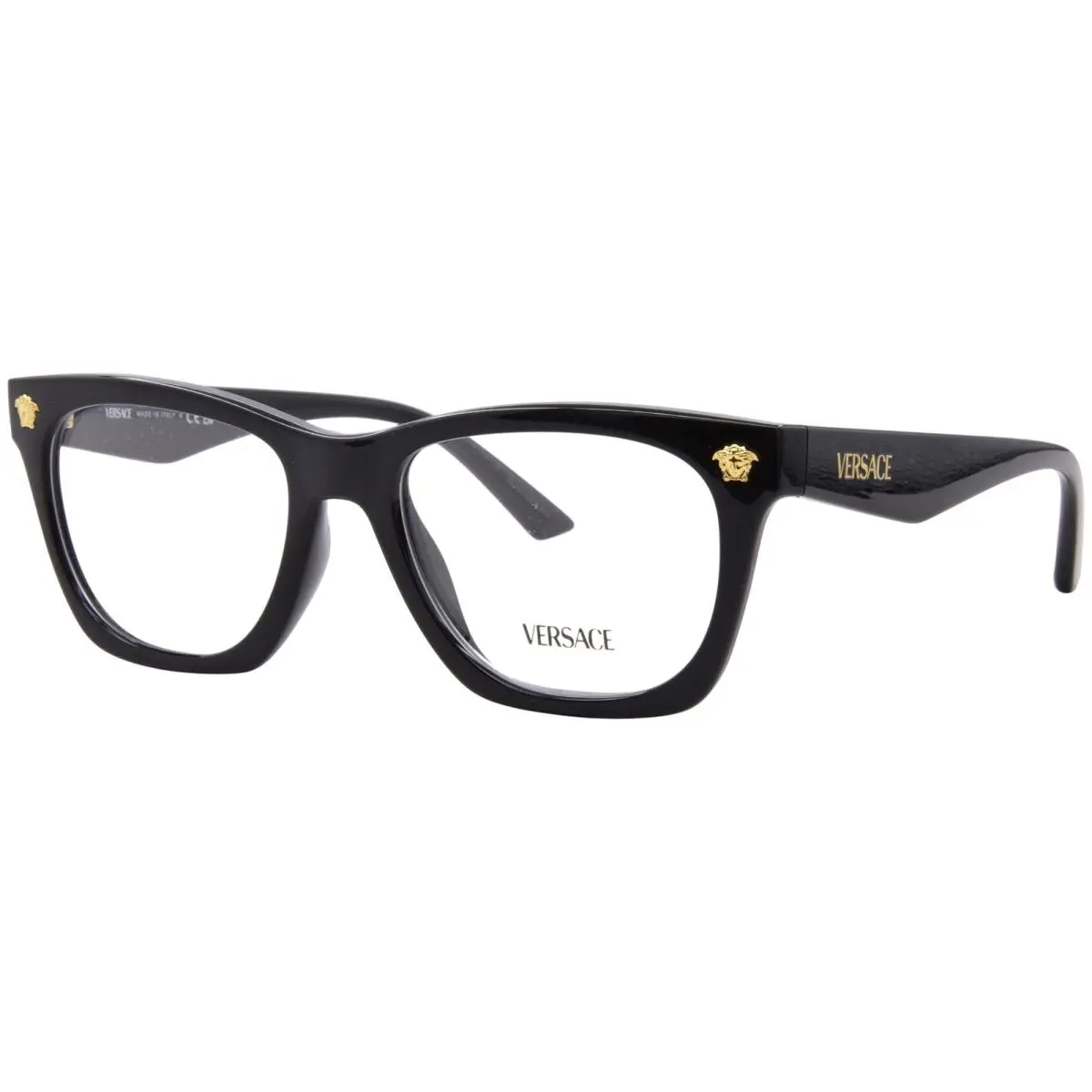 Versace VE3363U 5496 Eyeglasses Frame Men`s Grey Transparent Full Rim 50mm