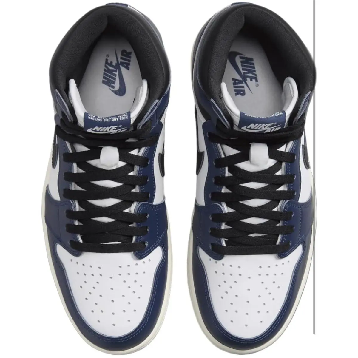 Nike shoes - Air Jordan 1 - Air - DZ5485-401 - Blue, Manufacturer: Midnight Navy/Black/White/Sail (UPC: 197597023830) 3