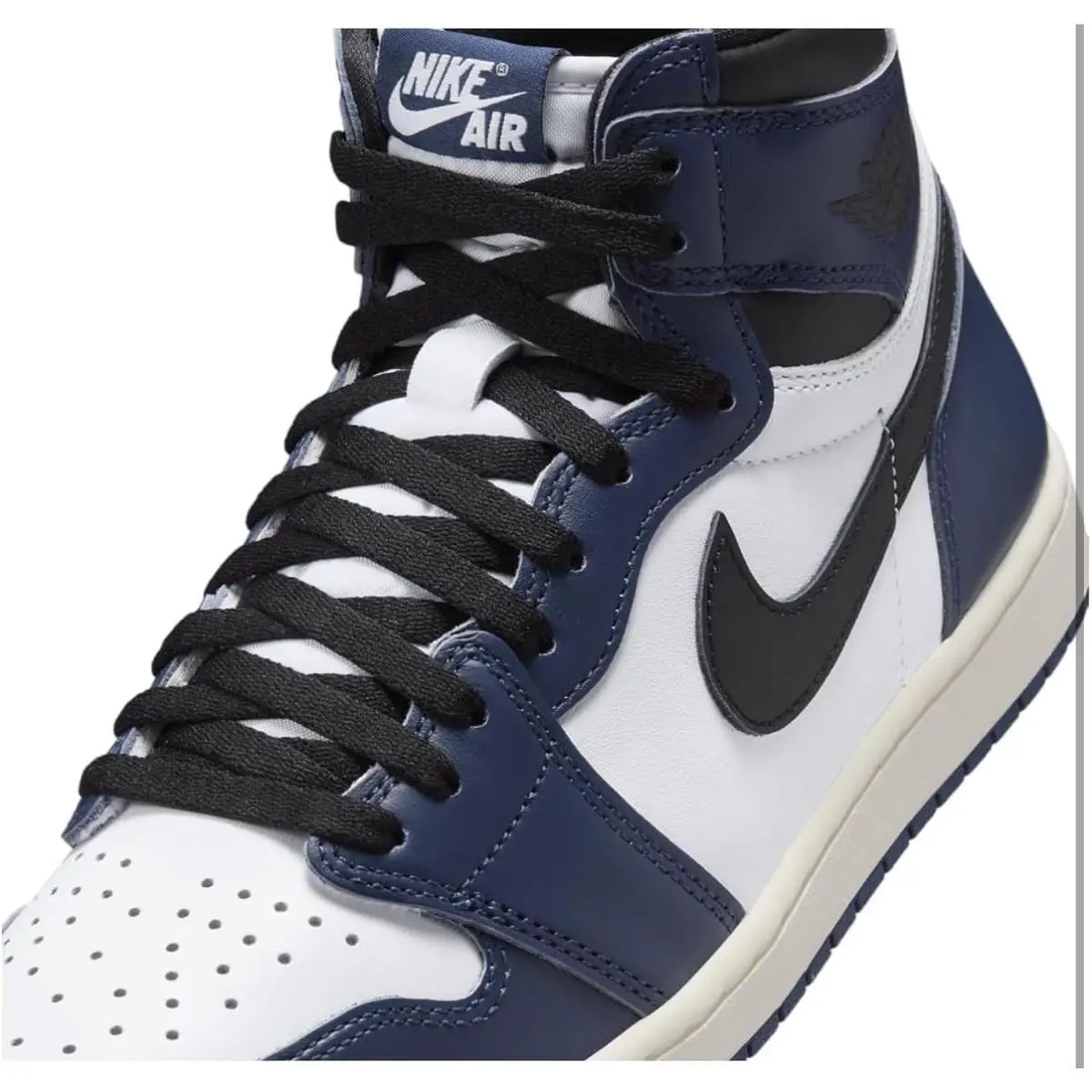 Nike shoes - Air Jordan 1 - Air - DZ5485-401 - Blue, Manufacturer: Midnight Navy/Black/White/Sail (UPC: 197597023830) 4