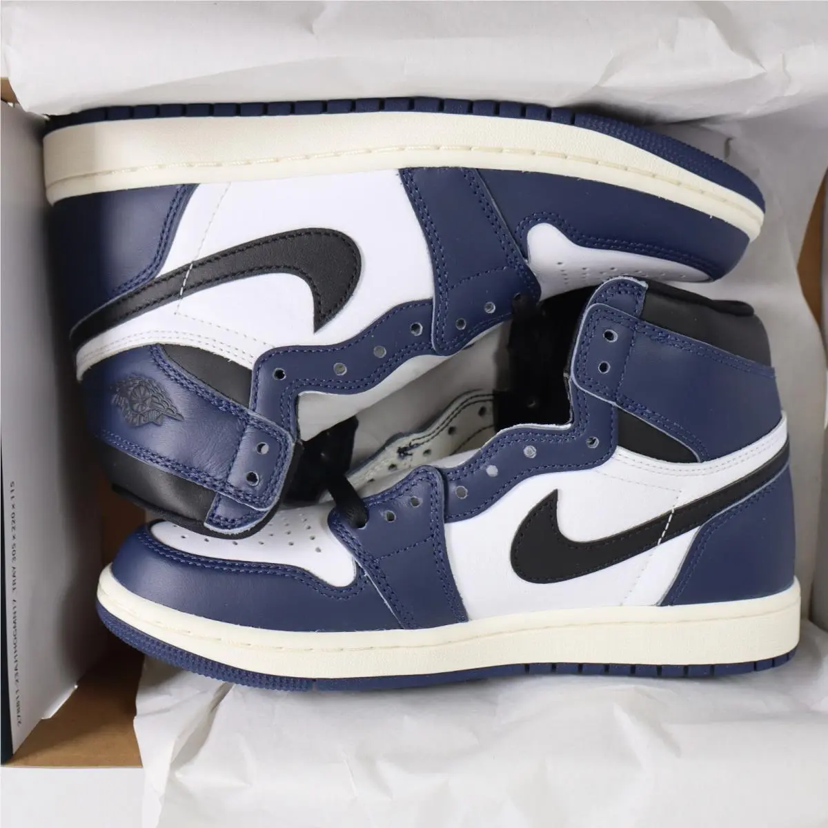 Nike shoes - Air Jordan 1 - Air - DZ5485-401 - Blue, Manufacturer: Midnight Navy/Black/White/Sail (UPC: 197597023830) 0