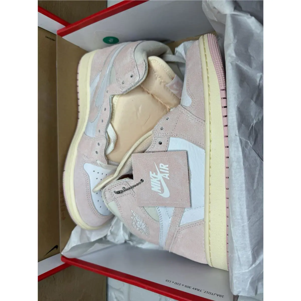 Nike shoes - Nike Air Jordan 1 - Air - FD2596-600 - Pink (UPC: 196604412032) 2