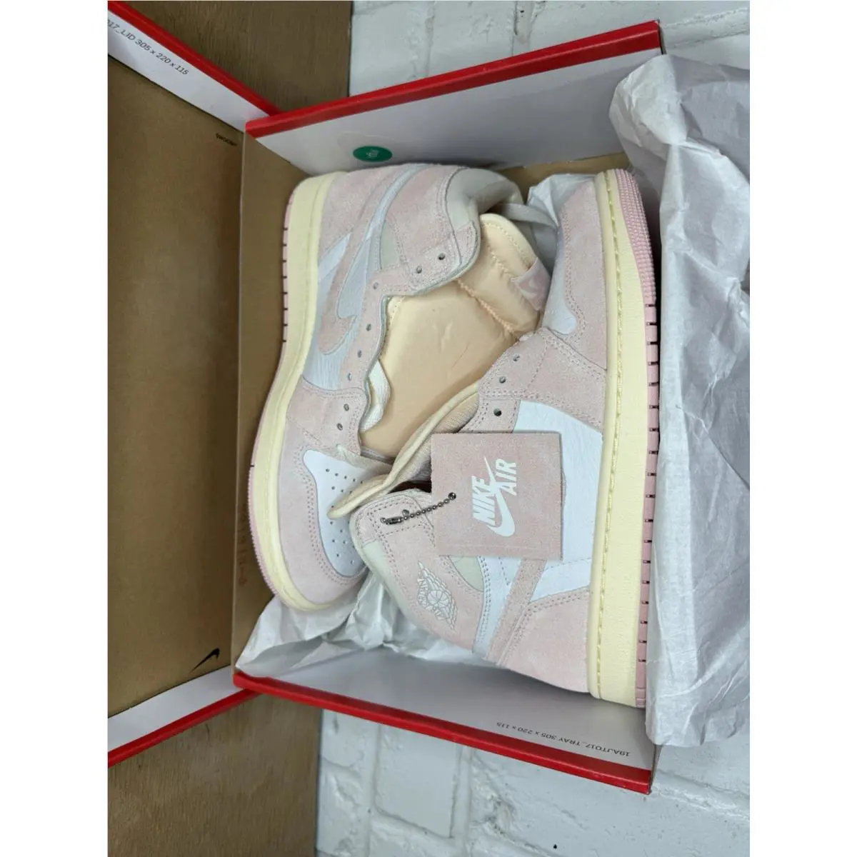 Nike shoes - Nike Air Jordan 1 - Air - FD2596-600 - Pink (UPC: 196604412032) 3